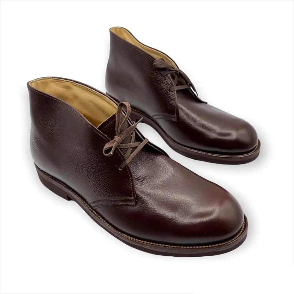 Wetherhold & Metzger Allentown Reading Leather Brown Vintage Boots Men’s 7.5